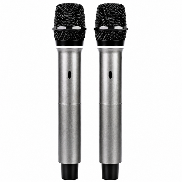 Беспроводные микрофоны для караоке 2шт Sing-e ZQS-2M506 комплект из двух беспроводных микрофонов беспроводной караоке микрофон - изображение 4