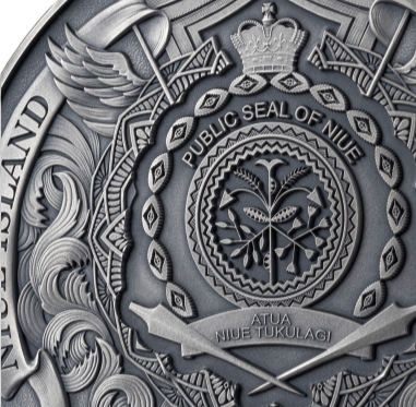 Колекційна рельєфна монета "Архістратиг Михаїл" 155,5 г срібло - Фото 4 Колекційна рельєфна монета "Архістратиг Михаїл" 155,5 г срібло - зображення 4