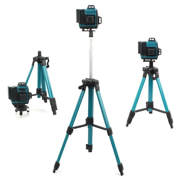 Лазерный нивелир Laser Level 4D с 16 линиями, аккумуляторный, с зеленым лучом, пультом, аккумулятором и штативом в чехле - изображение 7