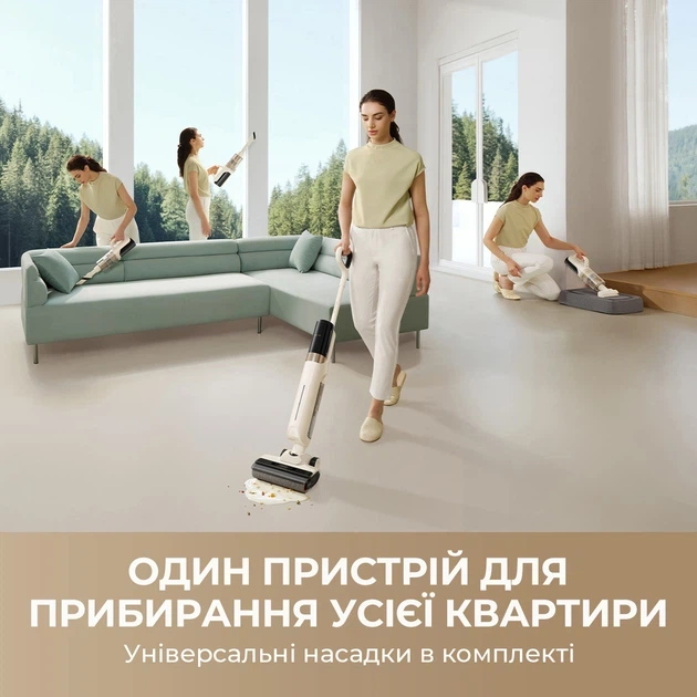 Акумуляторний миючий пилосос Mova K30 Mix (HMV24A) - Фото 3 Акумуляторний миючий пилосос Mova K30 Mix (HMV24A) - зображення 3