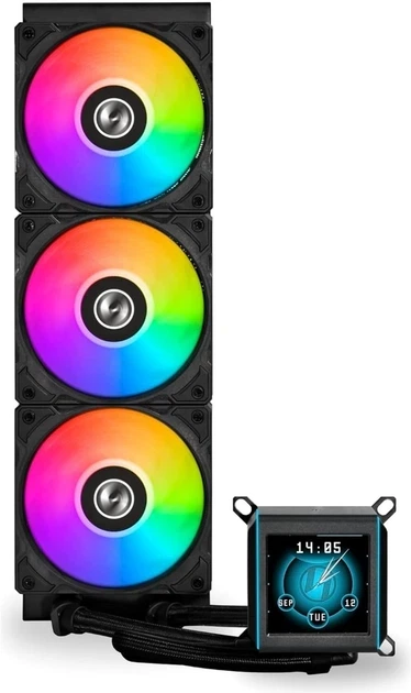 Система рідинного охолодження Lian Li Galahad II LCD 360 Black (G89.GA2ALCD36B.00) - изображение 2