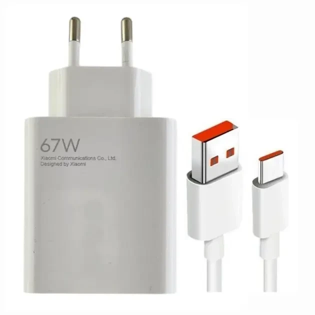 Зарядное устройство 67W + кабель Type C (6A) MDY-12-EH Qualcomm QC3.0, QC4.0 Белое - Фото 1 Зарядное устройство 67W + кабель Type C (6A) MDY-12-EH Qualcomm QC3.0, QC4.0 Белое - изображение 1