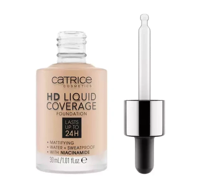 Catrice HD Liquid Coverage Foundation Рідка тональна основа № 030 "Sand Beige" - зображення 2