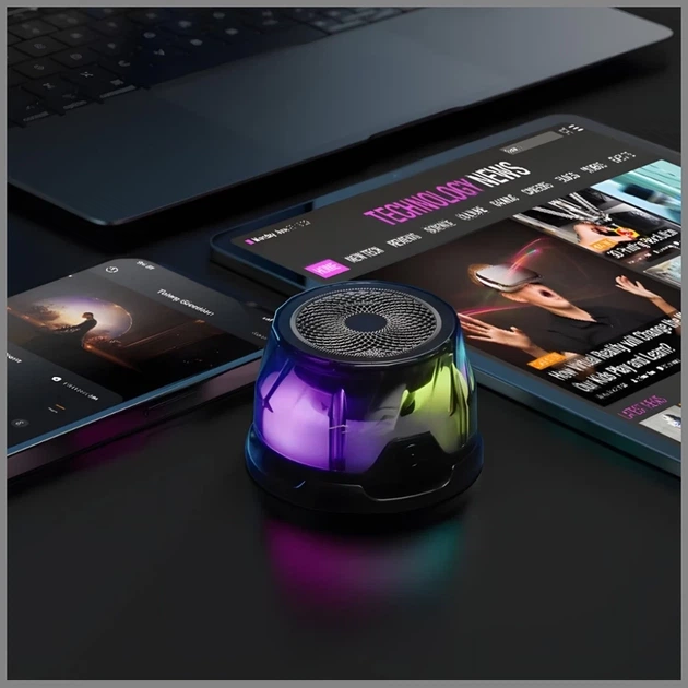 Колонка Bluetooth 4smarts Sound Charge сумісна з MagSafe Black (541365) - зображення 4
