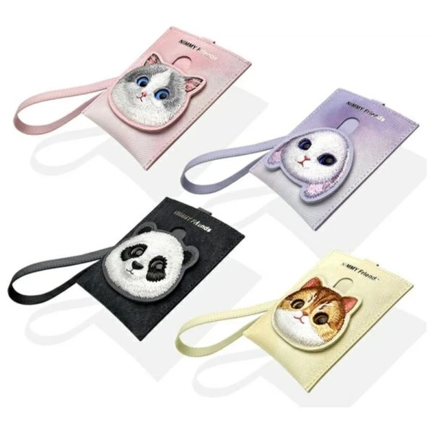 Etui na karty Nimmy Big Eyed Pet 2.0 Cat Pink (6971080318566) - obraz 6