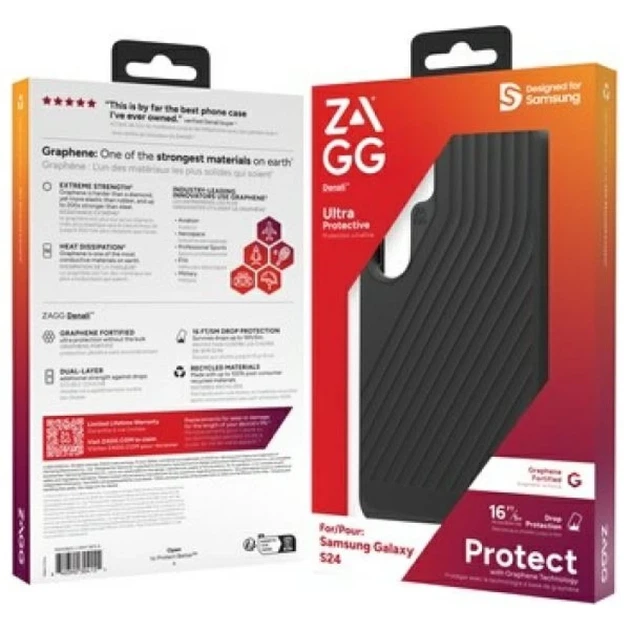 Чохол ZAGG Denali для Samsung Galaxy S24 Black (702313623) - зображення 3