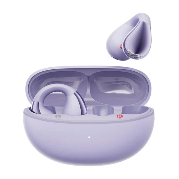 Słuchawki QCY Crossky Clip C30 Purple (6957141409473) - Zdjęcie 4 Słuchawki QCY Crossky Clip C30 Purple (6957141409473) - obraz 4