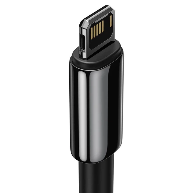 Кабель Baseus Tungsten Gold Fast Charging USB-A to Lightning 1m Black (CALWJ-01) - изображение 3