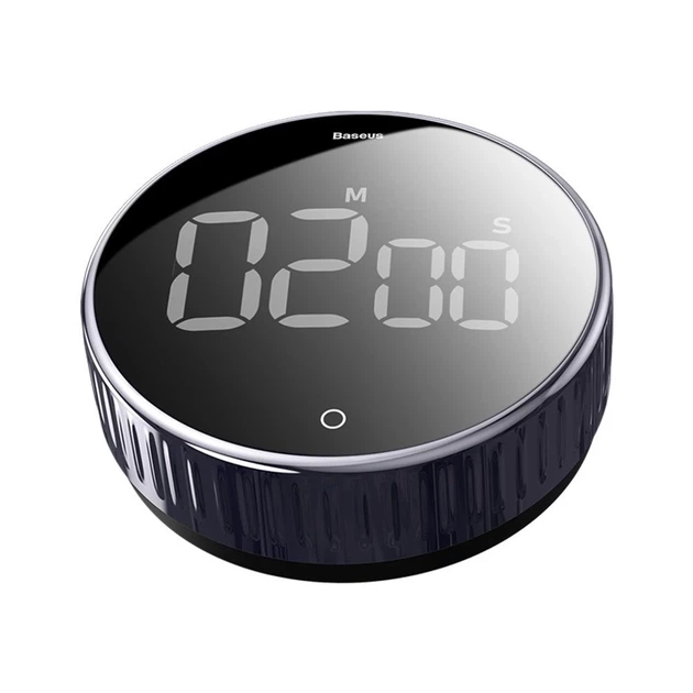 Таймер Baseus Heyo Rotation Countdown Timer Black (ACDJS-01) - Фото 5 Таймер Baseus Heyo Rotation Countdown Timer Black (ACDJS-01) - зображення 5