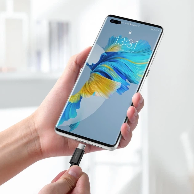 Кабель Baseus Superior USB-A to USB-C 1m Black (CATYS-01) - зображення 8