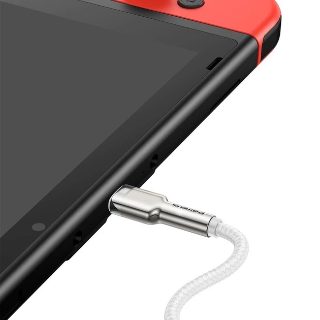 Кабель Baseus Cafule Metal USB-C to USB-C 2m White (CATJK-D02) - Фото 10 Кабель Baseus Cafule Metal USB-C to USB-C 2m White (CATJK-D02) - зображення 10