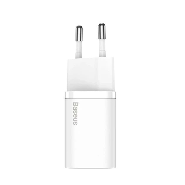 Мережевий зарядний пристрій Baseus Super Si 25W USB-C White (CCSP020102) - Фото 4 Мережевий зарядний пристрій Baseus Super Si 25W USB-C White (CCSP020102) - зображення 4