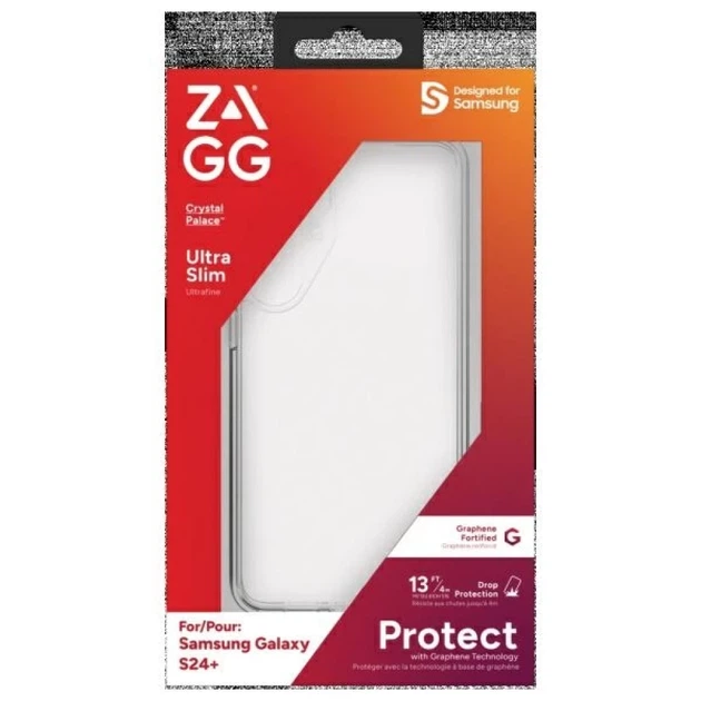 Чохол ZAGG Crystal Palace для Samsung Galaxy S24 Plus Clear (600282) - Фото 9 Чохол ZAGG Crystal Palace для Samsung Galaxy S24 Plus Clear (600282) - зображення 9