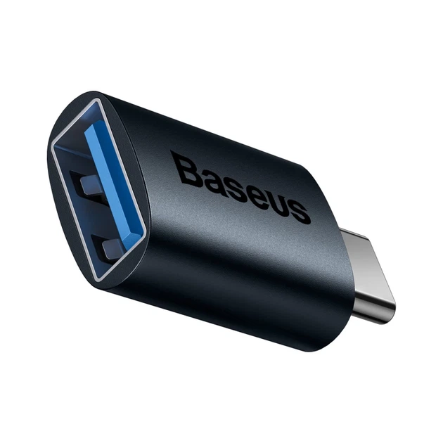 Адаптер Baseus Ingenuity OTG USB Type-C do USB-A 3.1 Blue (ZJJQ000003) - Фото 3 Адаптер Baseus Ingenuity OTG USB Type-C do USB-A 3.1 Blue (ZJJQ000003) - зображення 3