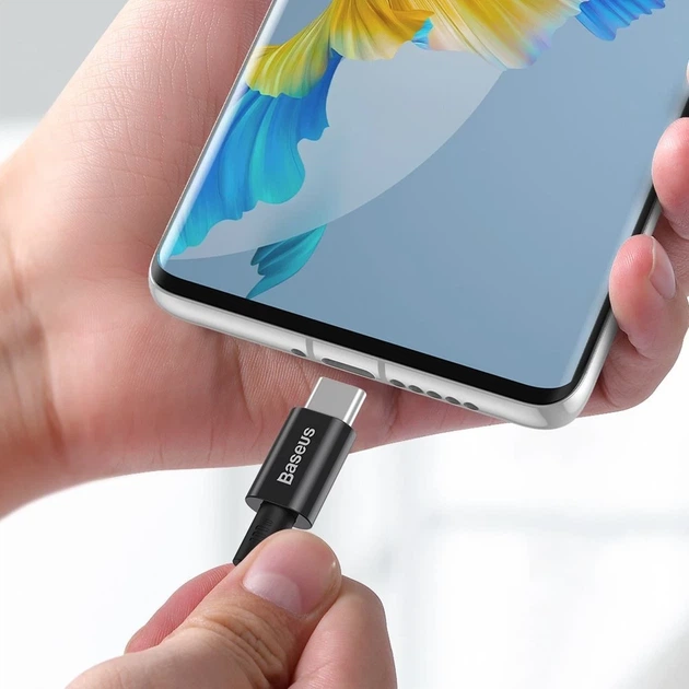 Кабель Baseus Superior Series Fast Charging PD USB-С to USB-С 1m 100W Black (CATYS-B01) - Фото 9 Кабель Baseus Superior Series Fast Charging PD USB-С to USB-С 1m 100W Black (CATYS-B01) - зображення 9