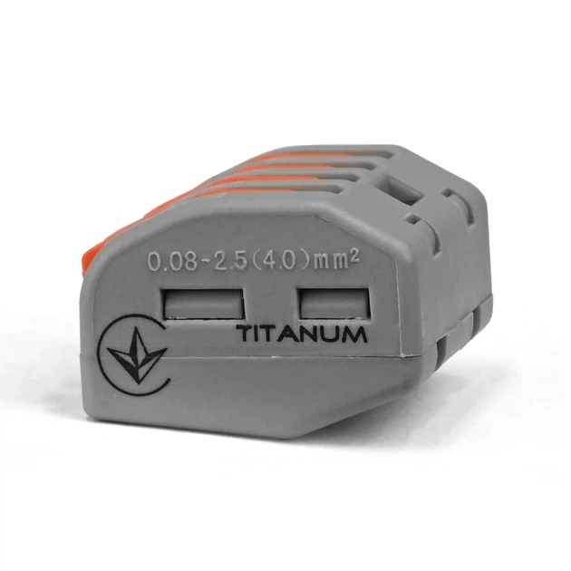 Клеммник быстрого монтажа 4п серый PC TF-KNG-214 TITANUM 29042 - Фото 2 Клеммник быстрого монтажа 4п серый PC TF-KNG-214 TITANUM 29042 - изображение 2