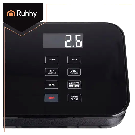 Вакуумный упаковщик с весами 120 Вт 9 л мин для кухни 1 шт черный Ruhhy CS-0140 - Фото 6 Вакуумный упаковщик с весами 120 Вт 9 л мин для кухни 1 шт черный Ruhhy CS-0140 - изображение 6