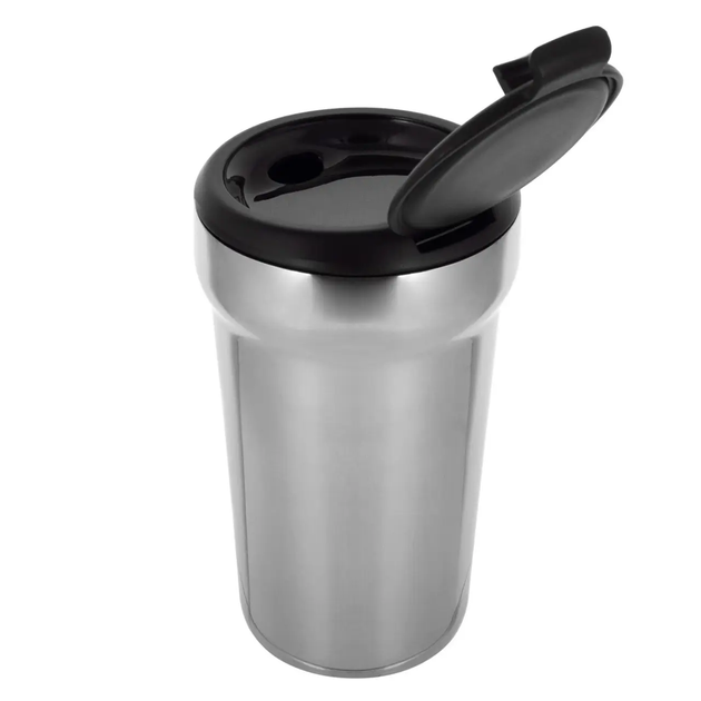 Термокружка Kamille KM-2158 320 мл из нержавеющей стали, зеркальная глянцевая, герметичная - Фото 4 Термокружка Kamille KM-2158 320 мл из нержавеющей стали, зеркальная глянцевая, герметичная - изображение 4