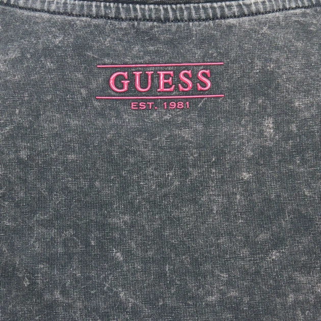 Футболка хлопковая женская Guess Ss Cn Quiero Amor Tee W6GI16-K3036-F90A S Black Acid Wash (7621235997311) - изображение 15