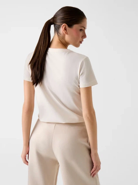 Футболка хлопковая женская Guess Giuditta Cn Ss T-Shirt V6RI11-J1314-G012 L Cream White (7621235087029) - изображение 2