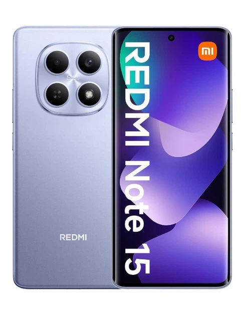 Смартфон Xiaomi Redmi Note 15 4G 6/128GB Purple NFC (Adapter) (глобальна версія) - Фото 1 Смартфон Xiaomi Redmi Note 15 4G 6/128GB Purple NFC (Adapter) (глобальна версія) - зображення 1