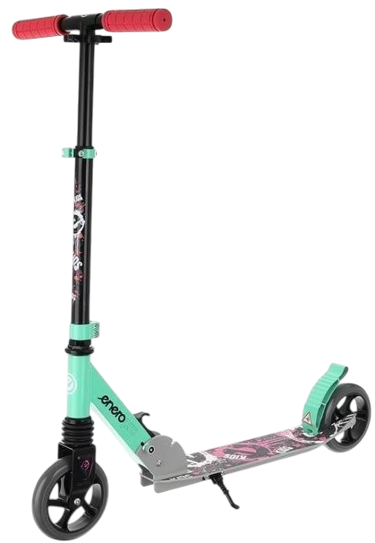 Hulajnoga dziecięca Enero PRO KID 145 mm Różowo-zielona (1025599) (5902431025599) - Zdjęcie 1 Hulajnoga dziecięca Enero PRO KID 145 mm Różowo-zielona (1025599) (5902431025599) - obraz 1
