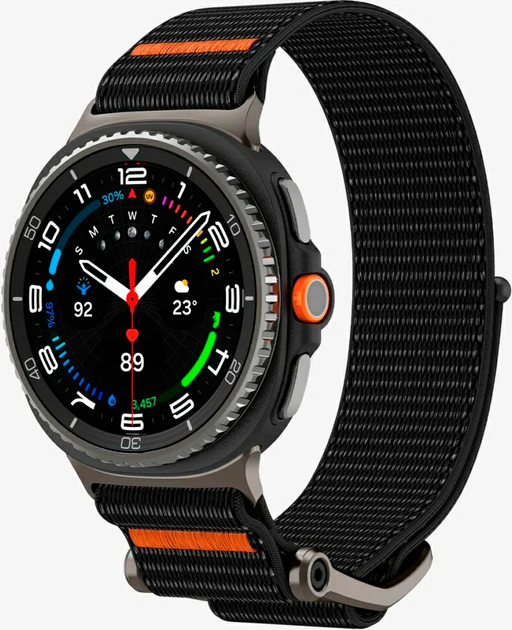 Ремінець Spigen DuraPro Flex для Samsung Galaxy Watch 8 / Classic (40 / 44 / 46 mm) Black (8800283312492) - Фото 2 Ремінець Spigen DuraPro Flex для Samsung Galaxy Watch 8 / Classic (40 / 44 / 46 mm) Black (8800283312492) - зображення 2