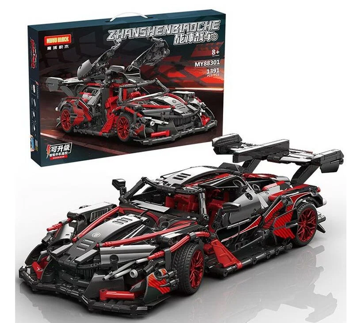 Конструктор машина Спорткар Apollo intensa emozione MoYu Technic 1391 деталь - Фото 7 Конструктор машина Спорткар Apollo intensa emozione MoYu Technic 1391 деталь - изображение 7