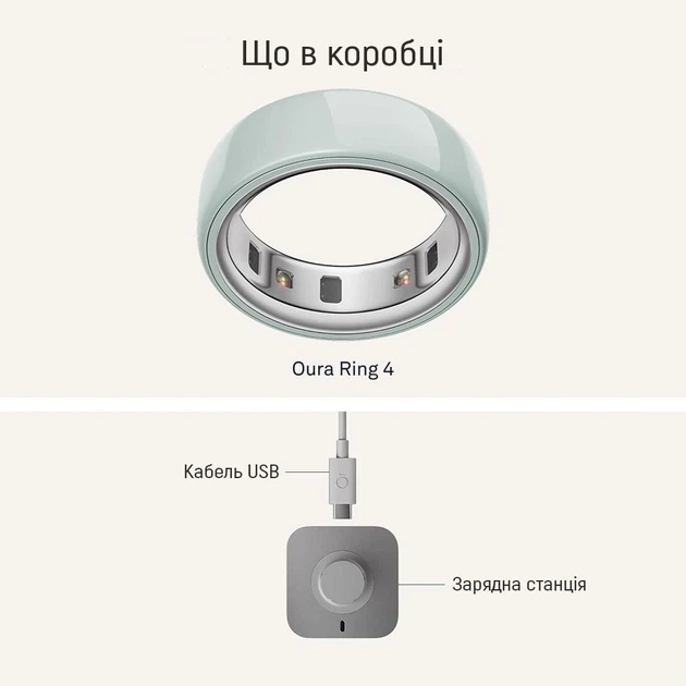 Смарт-кільце Oura Ring 4 Ceramic Tide Size 10 (JZ90-57461-10) - изображение 2