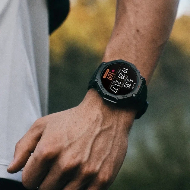 Смарт-годинник Amazfit T-Rex 3 Pro 48mm W2444OV1N Tactical Black (1170956) - изображение 2