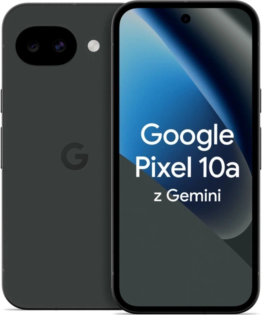 Смартфон Google Pixel 10a 8/256GB Obsidian Global - Фото 1 Смартфон Google Pixel 10a 8/256GB Obsidian Global - зображення 1