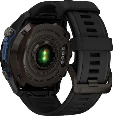 Смарт-годинник Garmin Descent Mk3i 51mm Carbon Gray DLC Titanium with Black Silicone Band (010-02752-10/11) - изображение 2