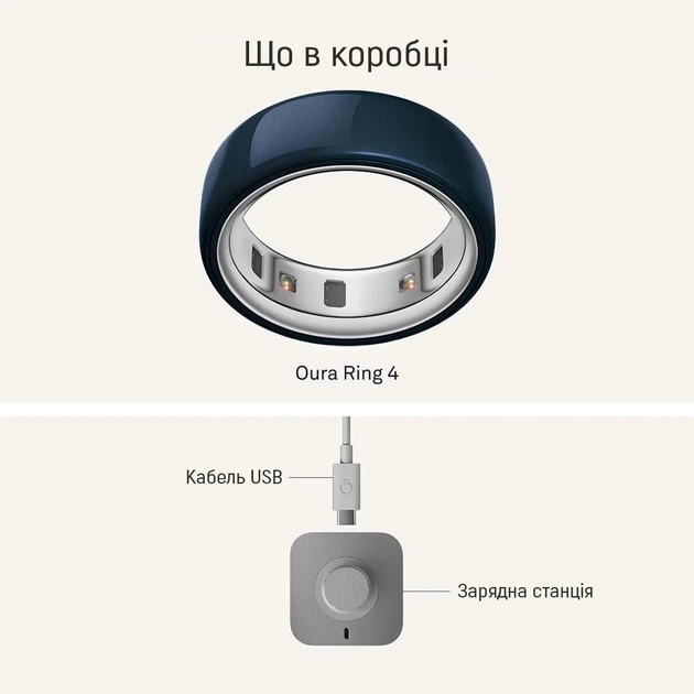 Смарт-кільце Oura Ring 4 Ceramic Midnight Size 8 (JZ90-57455-08) - Фото 2 Смарт-кільце Oura Ring 4 Ceramic Midnight Size 8 (JZ90-57455-08) - изображение 2