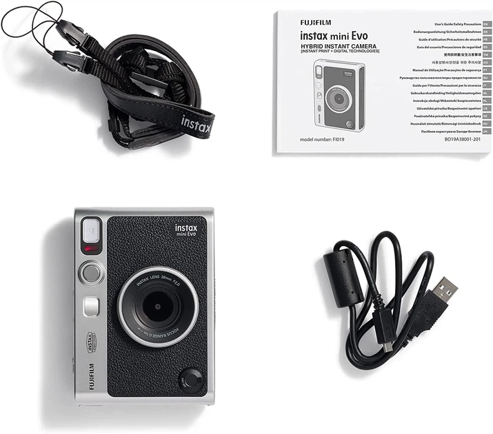 Камера миттєвого друку Fujifilm Instax Mini EVO Black EX D (16745157) - зображення 2
