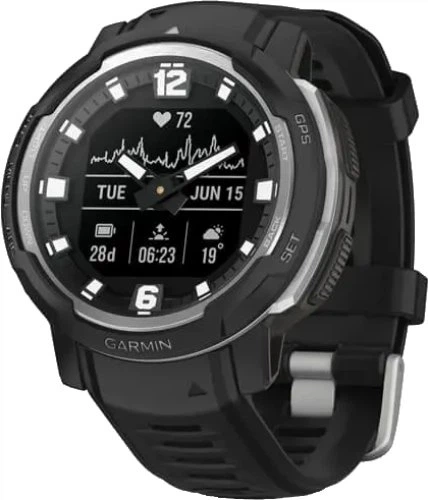 Смарт-годинник Garmin Instinct Crossover - Standard Edition Black (010-02730-13/03) - зображення 2