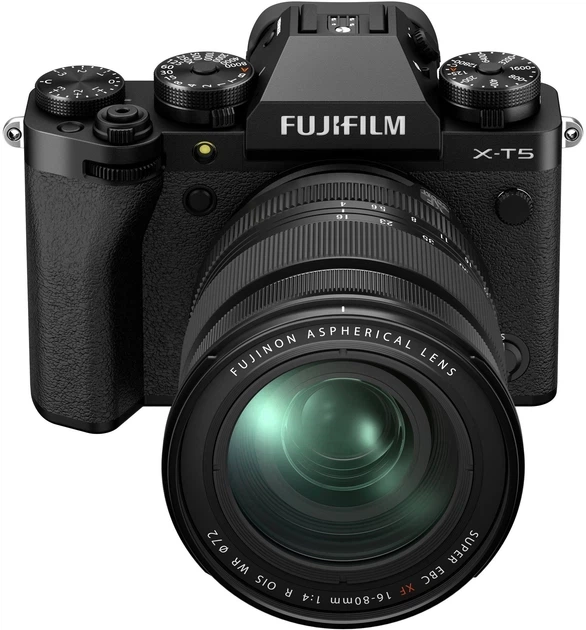 Бездзеркальний фотоапарат Fujifilm X-T5 + XF 16-80 F4 Kit Black (16782571) - изображение 5