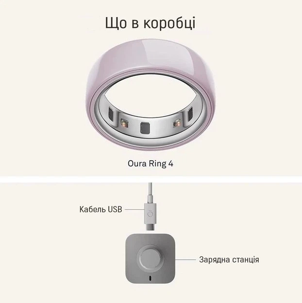 Розумне кільце Oura Ring 4 Ceramic Petal Size 6 (JZ90-57459-06) - Фото 4 Розумне кільце Oura Ring 4 Ceramic Petal Size 6 (JZ90-57459-06) - изображение 4