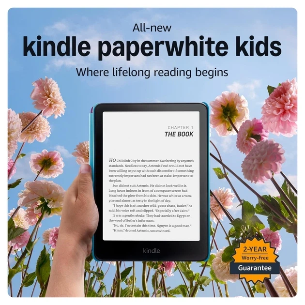 Електронна книга Amazon Kindle Paperwhite Kids 12th Gen. 2024 16GB Cyber City - изображение 3