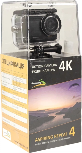 Відеокамера Aspiring Repeat 4 Ultra HD 4K Dual Screen (86ASZE21PB) - изображение 2