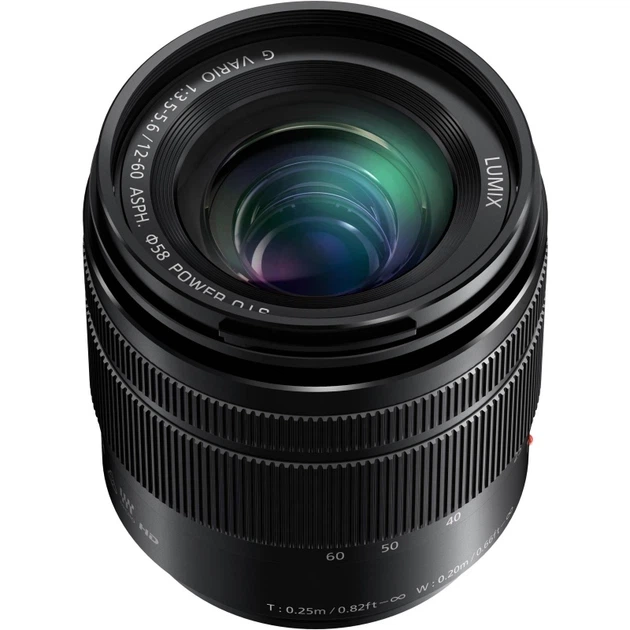 універсальний об'єктив Panasonic H-FS12060E 12-60mm f/3,5-5,6 Lumix G Vario POWER O,I,S, - Фото 2 універсальний об'єктив Panasonic H-FS12060E 12-60mm f/3,5-5,6 Lumix G Vario POWER O,I,S, - зображення 2