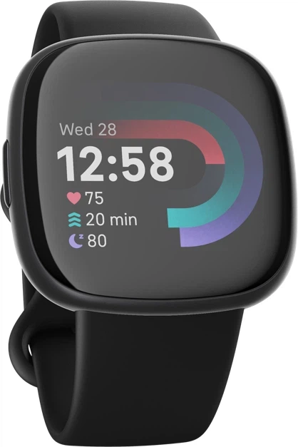Смарт-годинник Fitbit Versa 4 Black/Graphite (FB523BKBK) - Фото 3 Смарт-годинник Fitbit Versa 4 Black/Graphite (FB523BKBK) - зображення 3