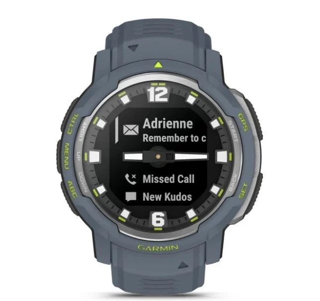 Смарт-годинник GARMIN Instinct Crossover Standard Edition Blue Granite (010-02730-14/04) - зображення 7