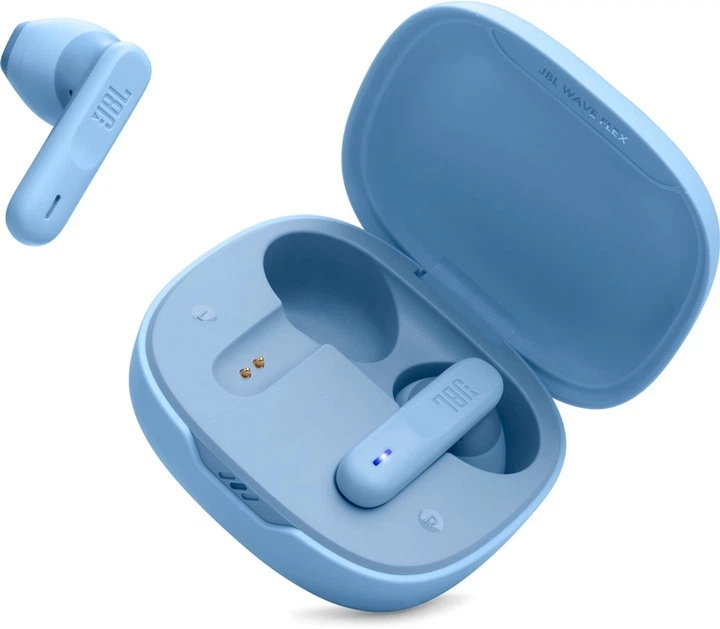 Навушники JBL Wave Flex Blue (JBLWFLEXBLU) - Фото 3 Навушники JBL Wave Flex Blue (JBLWFLEXBLU) - зображення 3