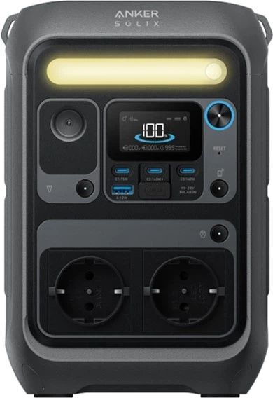 Зарядна станція Anker Solix C300X / 300 Вт / 288 Вт⋅год / LiFePO4 (A1723311) - Фото 1 Зарядна станція Anker Solix C300X / 300 Вт / 288 Вт⋅год / LiFePO4 (A1723311) - зображення 1