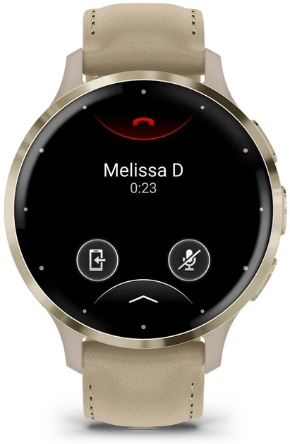 Смарт-годинник GARMIN Venu 3S Soft Gold S. Steel Bezel w. French Gray Case and Leather Band (010-02785-55) - Фото 4 Смарт-годинник GARMIN Venu 3S Soft Gold S. Steel Bezel w. French Gray Case and Leather Band (010-02785-55) - изображение 4