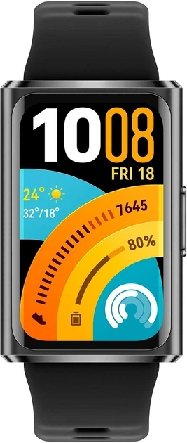 Фітнес-браслет Huawei Band 11 Pro Black (55020GVK) - Фото 3 Фітнес-браслет Huawei Band 11 Pro Black (55020GVK) - зображення 3