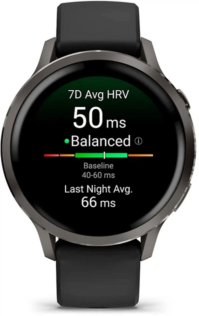 Смарт-годинник Garmin Venu 4 41mm Black w/ Slate + Black (010-03013-02) - изображение 3