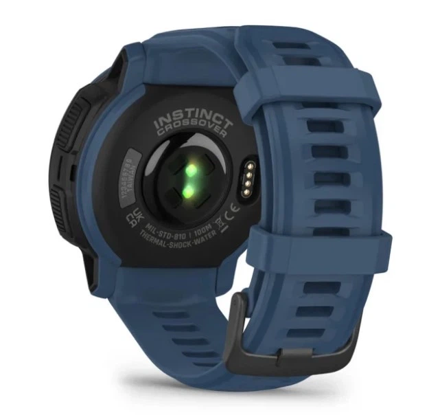 Смарт-годинник GARMIN Instinct Crossover Solar Tidal Blue (010-02730-12/02) - Фото 2 Смарт-годинник GARMIN Instinct Crossover Solar Tidal Blue (010-02730-12/02) - изображение 2