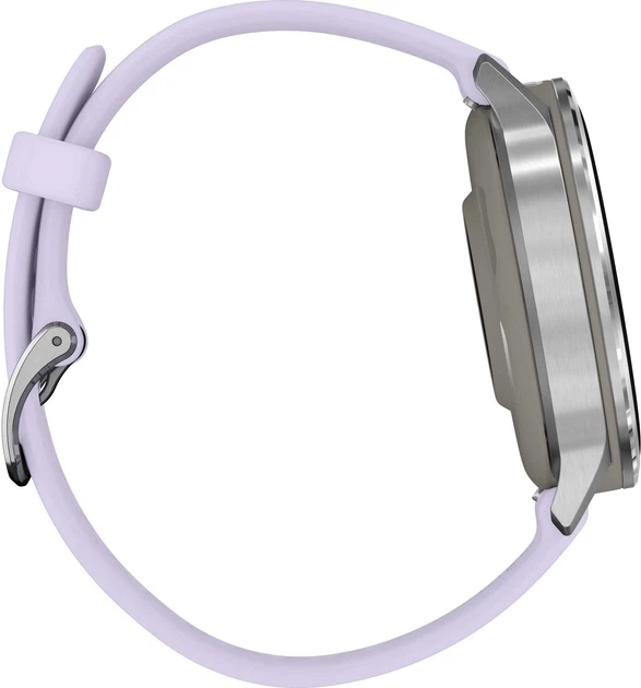Смарт-годинник Garmin Venu 4 41mm Silver with Periwinkle Silicone Band (010-03013-01) - изображение 2