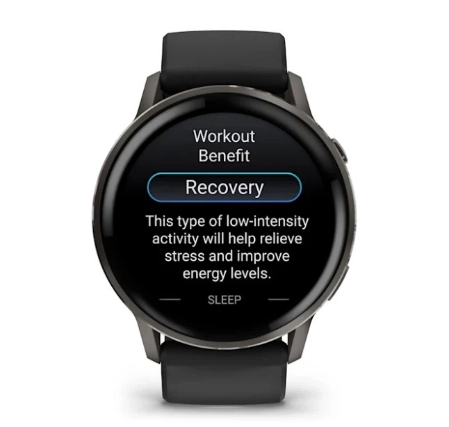 Смарт-годинник GARMIN Venu 4 45 mm Slate with Black Silicone Band (010-03014-00/40) - изображение 7